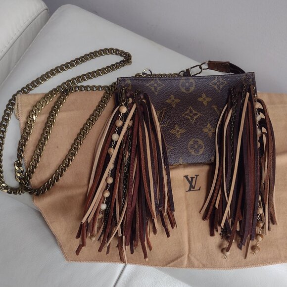 ✨👢💯% Authentic Louis Vuitton Blondie Pochette Vintage Boho Crossbody 👢 ✨ - Picture 9 of 11